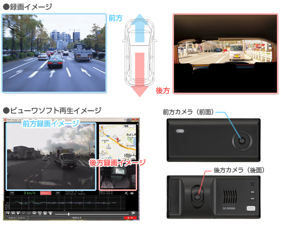 ドライブレコーダー DC-DR1000