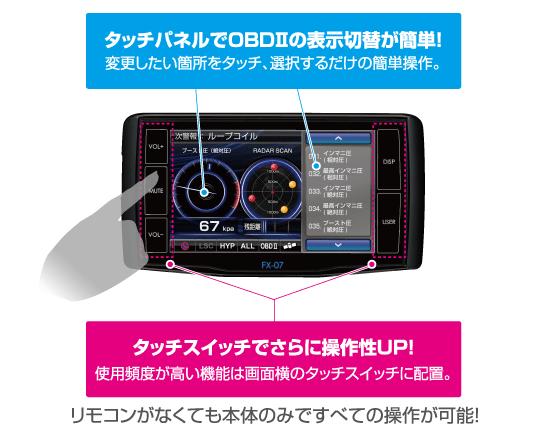 レーダー探知機 FX-07 | COMTEC 株式会社コムテック