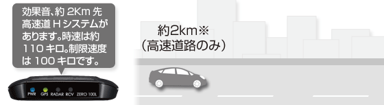 コムテック レーダー探知機 ZERO 100L 無料データ更新 移動式オービス/小型オービス/ゾーン30対応 OBD2接続 GPS 薄型