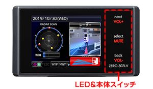 レーザー＆レーダー探知機 ZERO 307LV | COMTEC 株式会社コムテック