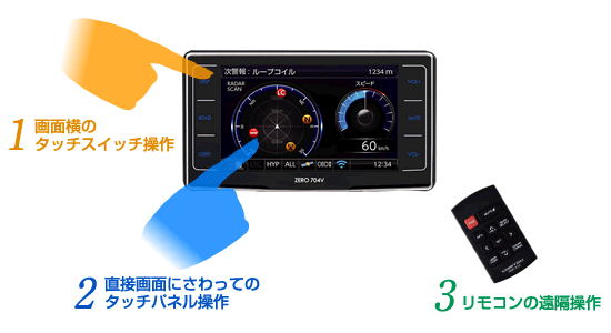 レーダー探知機 ZERO 704V | COMTEC 株式会社コムテック