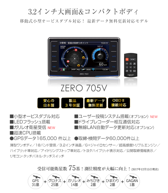 コムテック　ZERO レーダー探知機