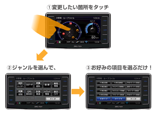 COMTEC GPSレーダー探知機 ZERO 705V