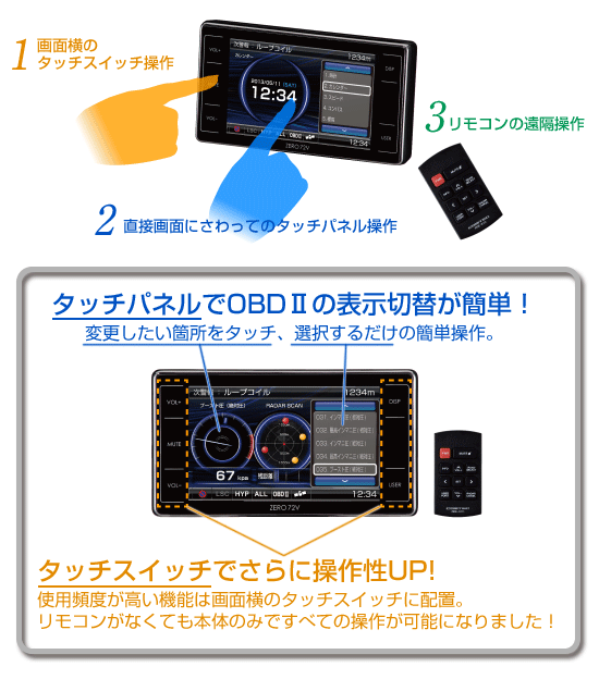 レーダー探知機 ZERO 72V | COMTEC 株式会社コムテック