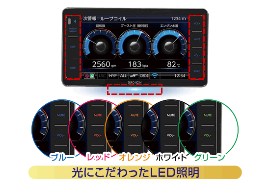 コムテック　ZERO803V  レーダー　OBD2‐R3