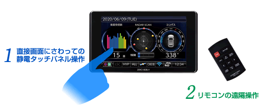 ドライビング・セーフティ・センサー ZERO 808LV | COMTEC 株式会社 